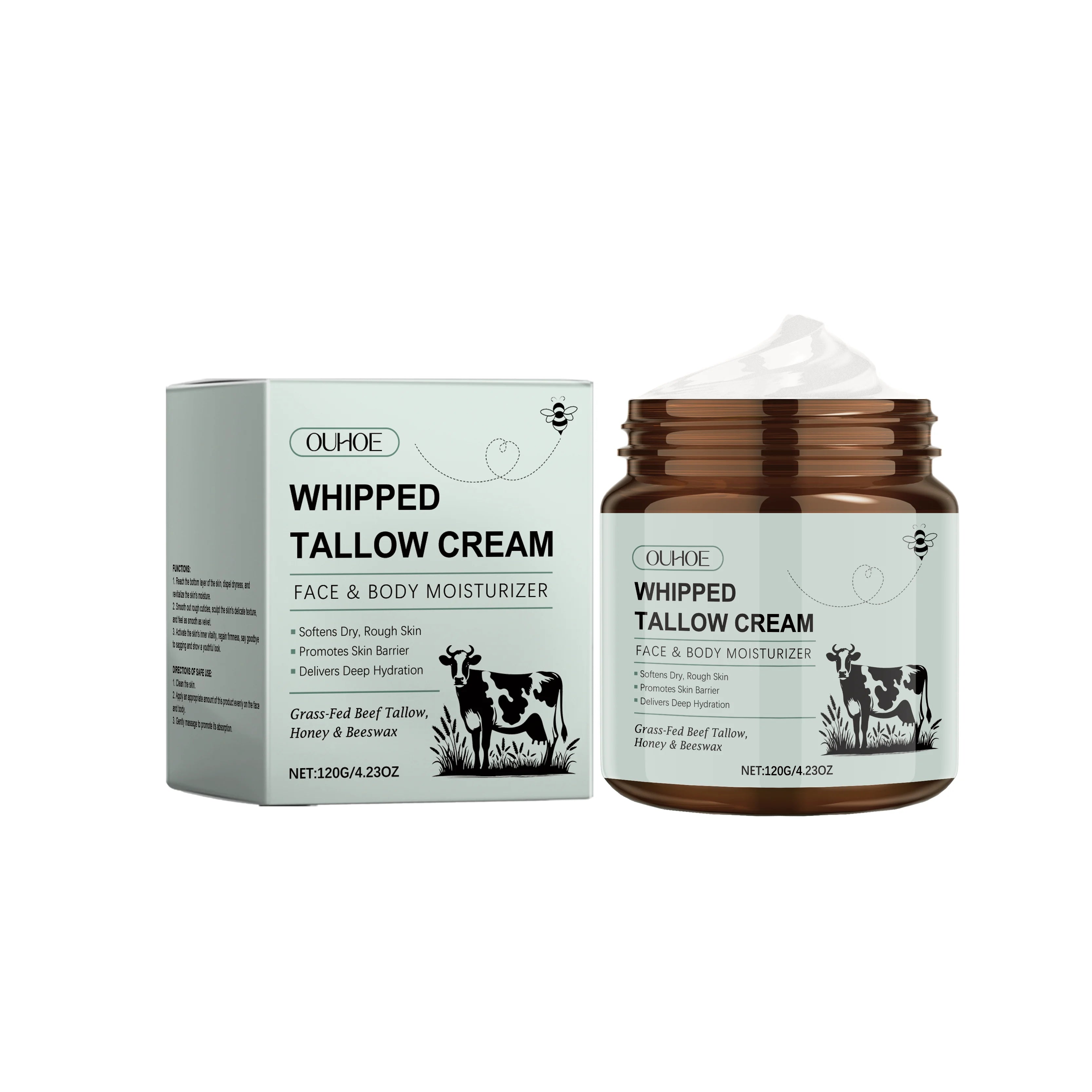 Crème Hydratante Suif de Bœuf Éclaircissant Raffermissant Corps | MDN Store
