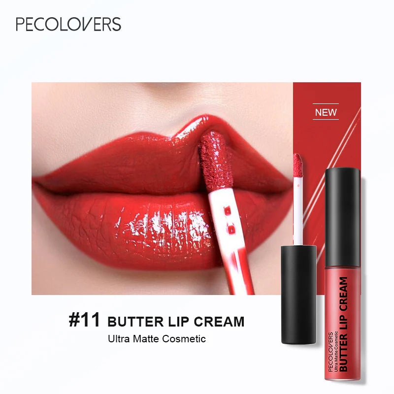 Rouge à Lèvres Liquide Imperméable 21 Couleurs Vitamine E Repulpant | MDN Store