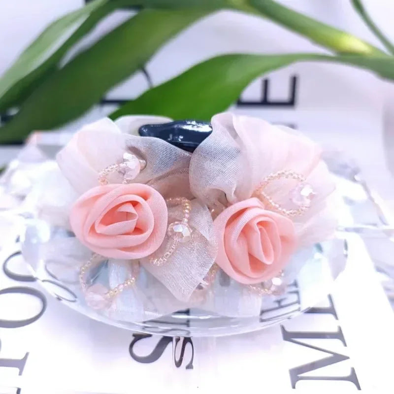 Pince à Cheveux Crabe Fleurie - Accessoire Cheveux Élégant et Pratique | MDN Store