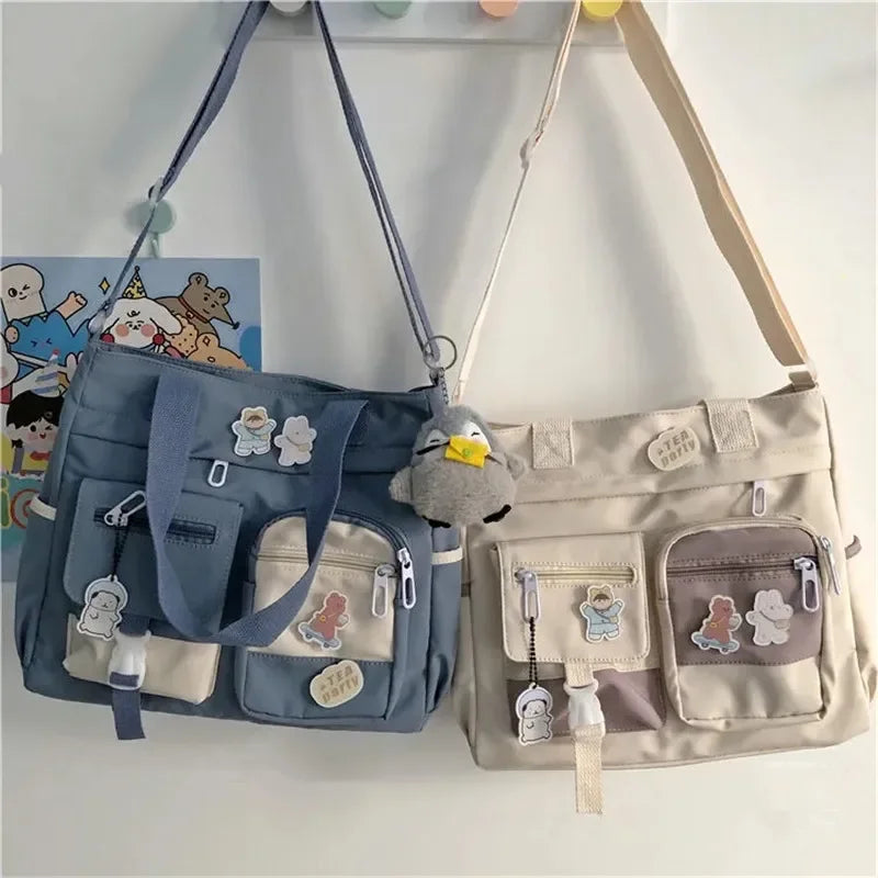 Sac Femme Imperméable Toile Grande Capacité Bandoulière | MDN Store