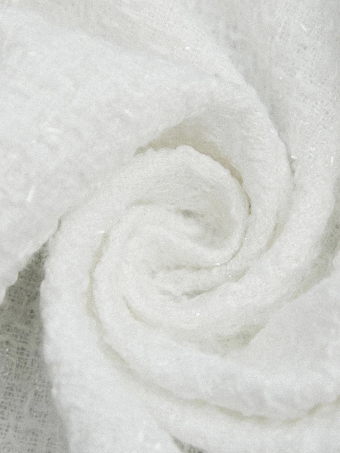 Veste Courte Blanche Col Rond | MDN Store