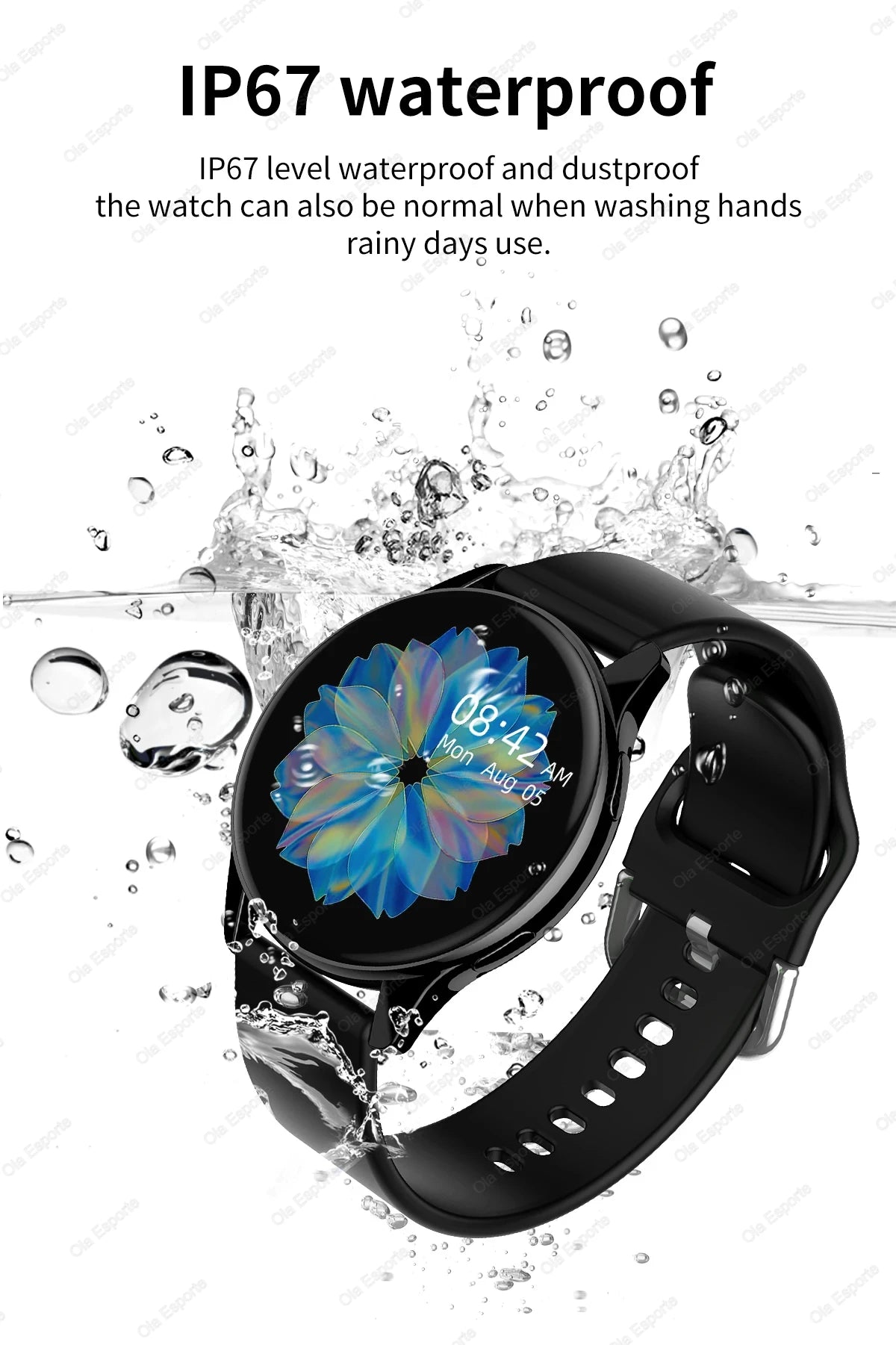 Montre Connectée Sport Homme Femme Écran 1,28" GPS Cardio Sommeil | MDN Store 25