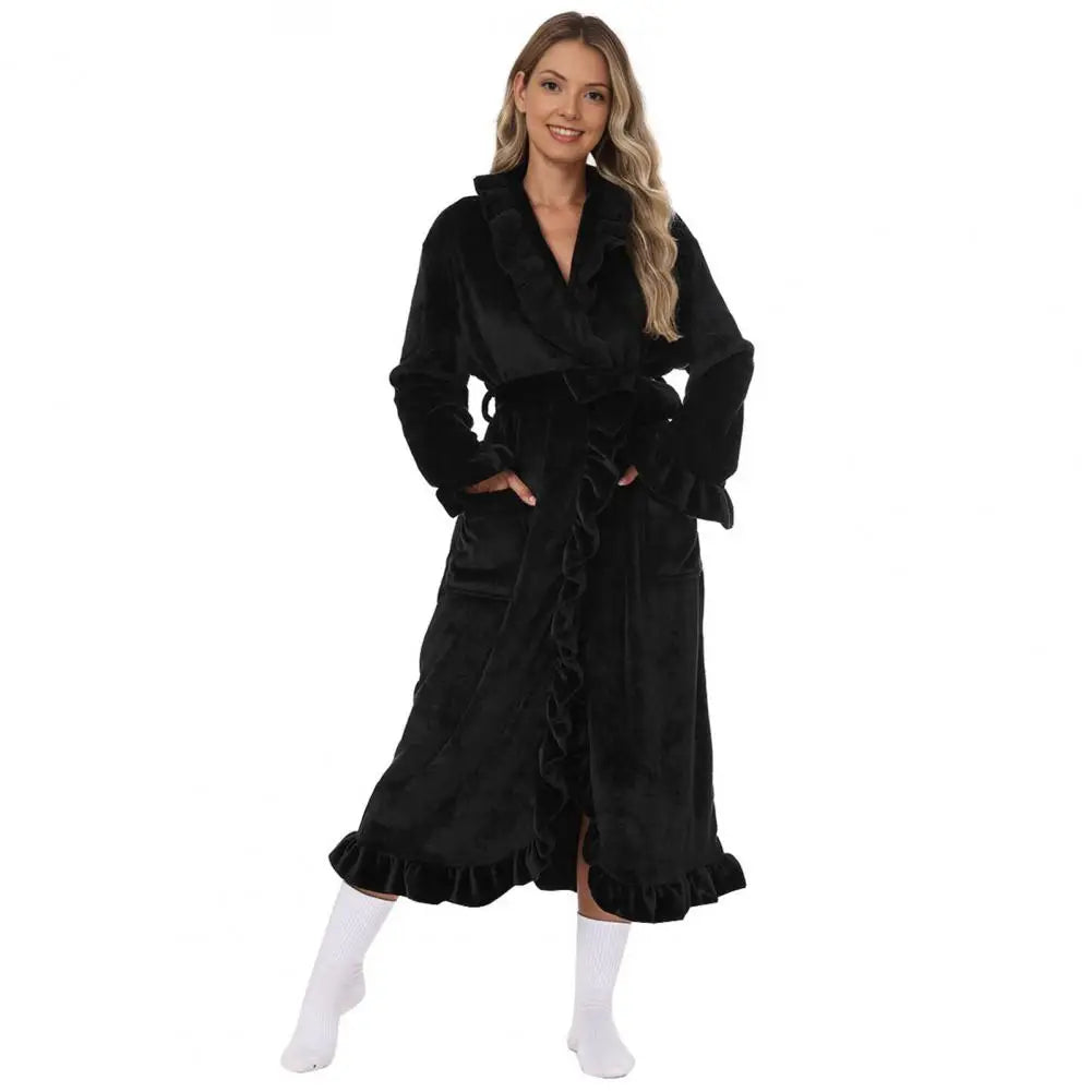 Peignoir Femme Polaire Doux Chaud | MDN Store