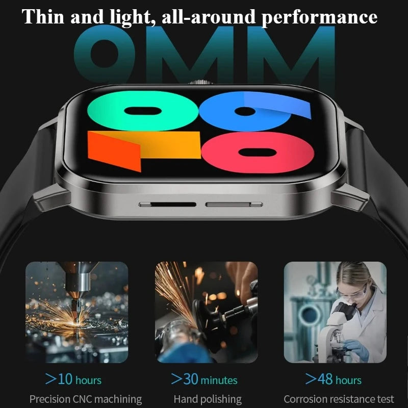 Montre Connectée Ultra-Fine 1.99" Appels Bluetooth GPS | MDN Store