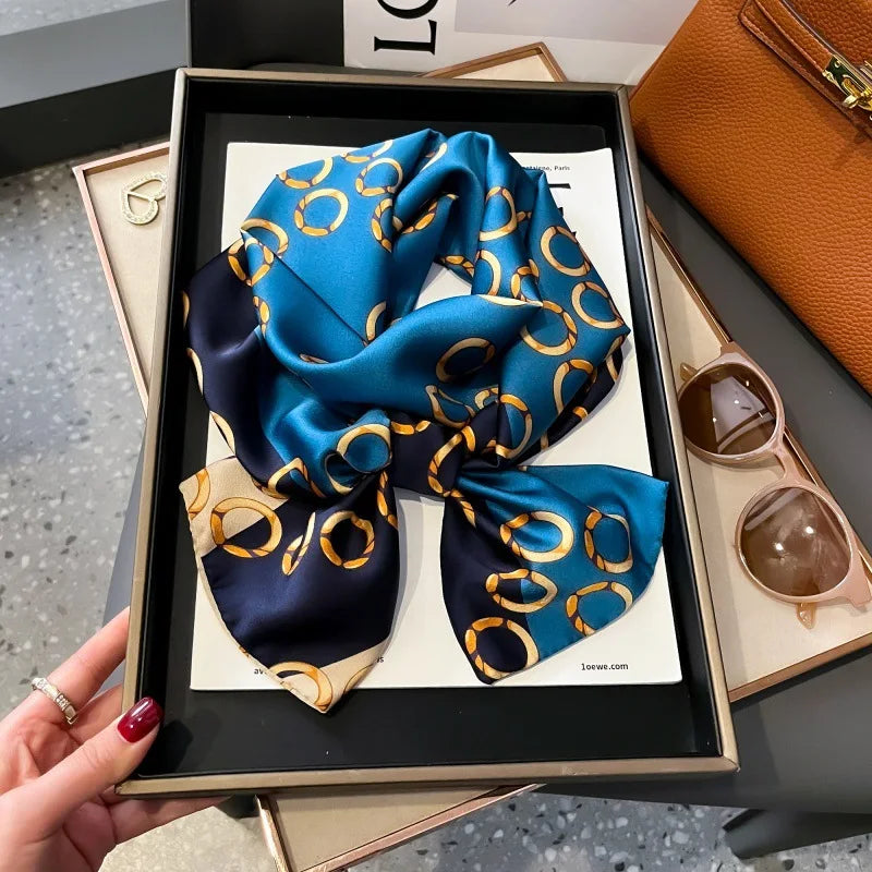 Foulard Soie Long Étroit Femme Cravate | MDN Store