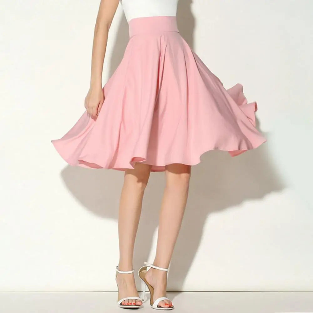 Jupe Femme Taille Haute Bohème Évasée | MDN Store