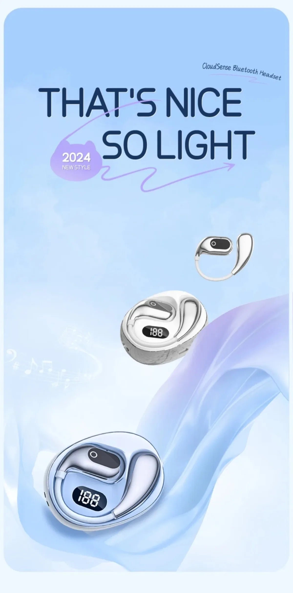 Écouteurs Traducteur 144 Langues Bluetooth | MDN