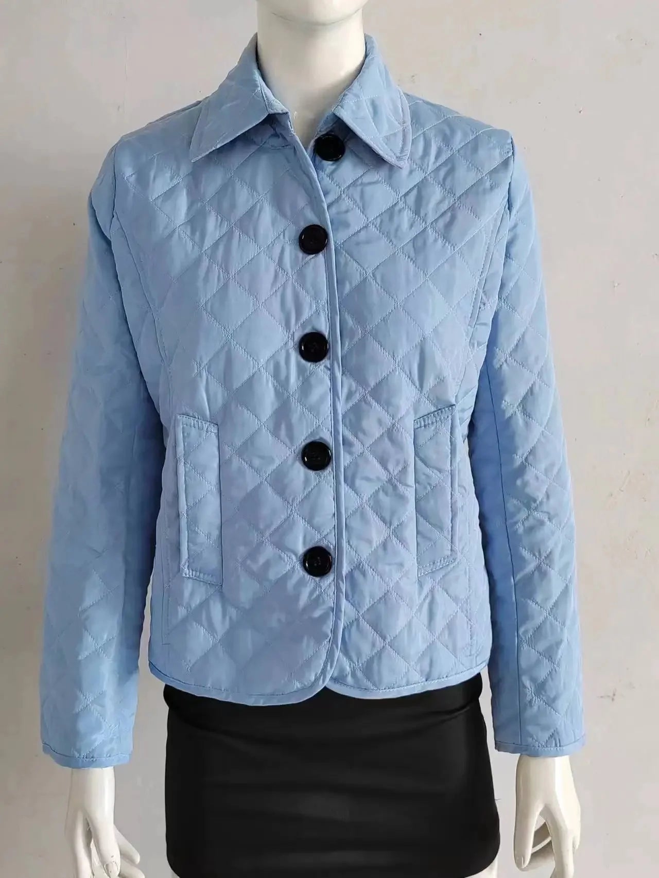 Veste Coton-Soie Col Montant Hiver | MDN Store