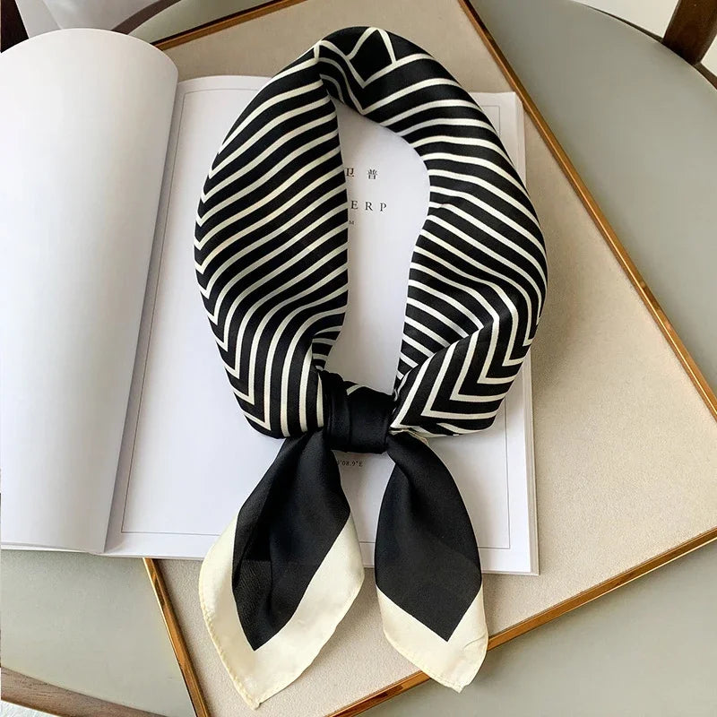 Foulard Soie Satin Femme Bandana Luxe | MDN Store