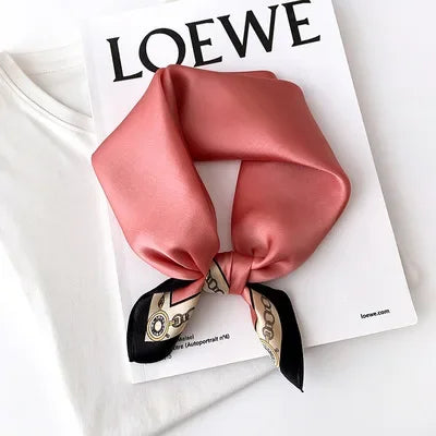 Foulard Carré Soie Naturelle 100% 53cm Femme | MDN Store