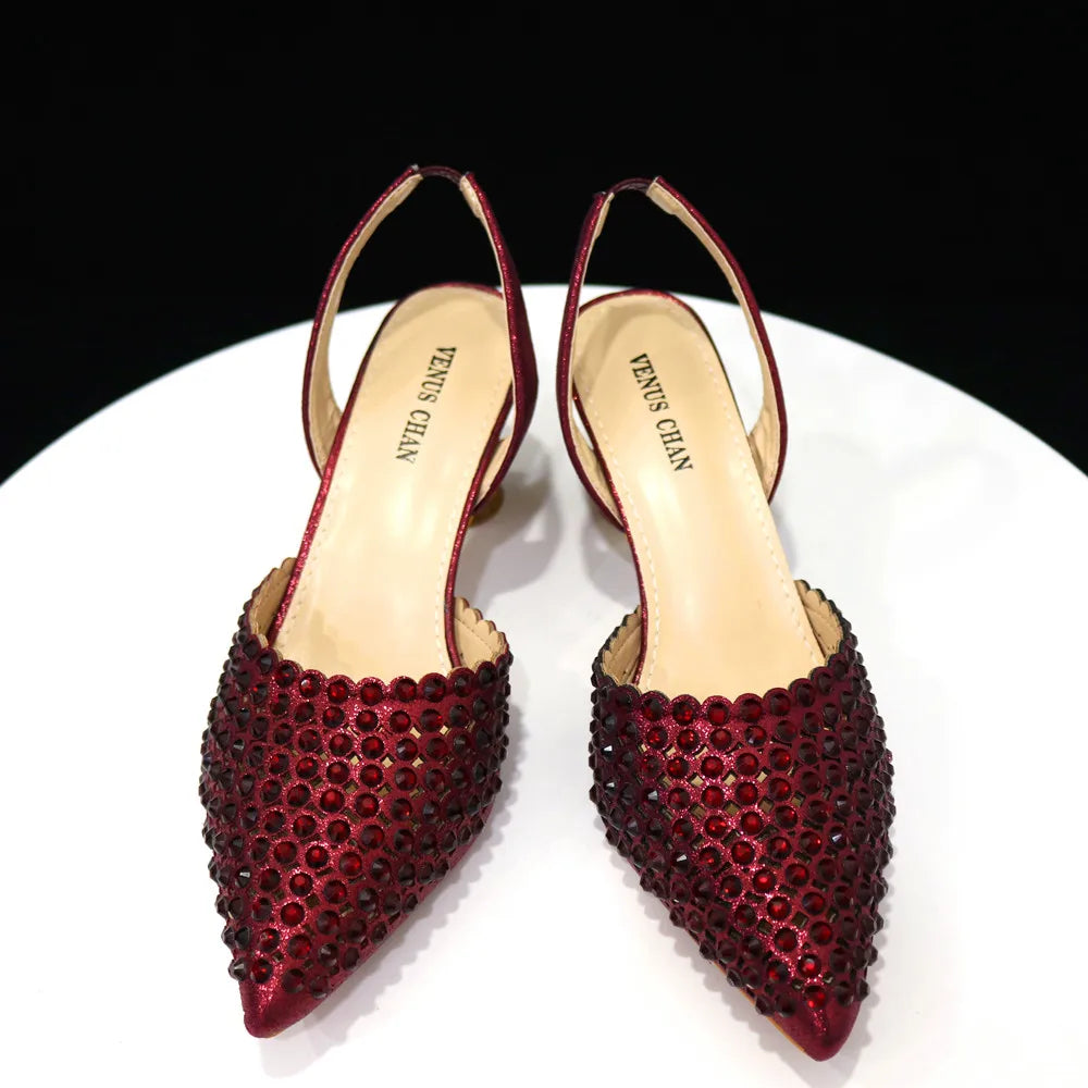 Escarpins Bout Pointu Talon Aiguille Femme Soirée | MDN Store 25