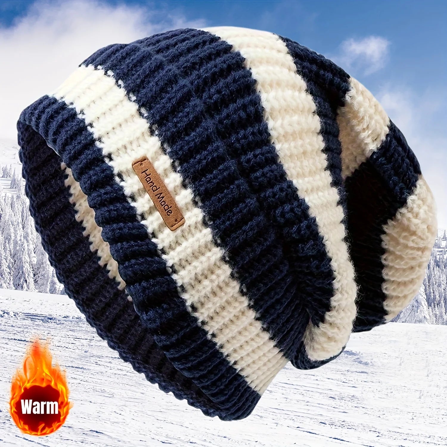 Bonnet Rayé Léger Mixte | MDN Store