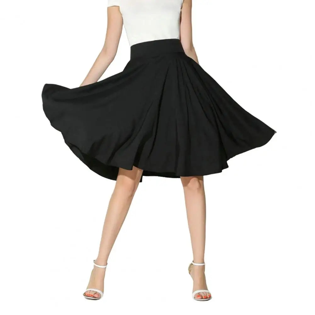 Jupe Femme Taille Haute Bohème Évasée | MDN