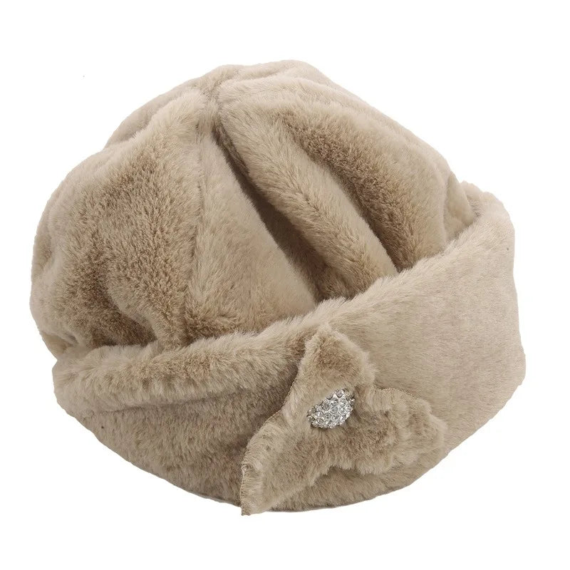 Bonnet Hiver Fourrure Vison Femme | MDN Store