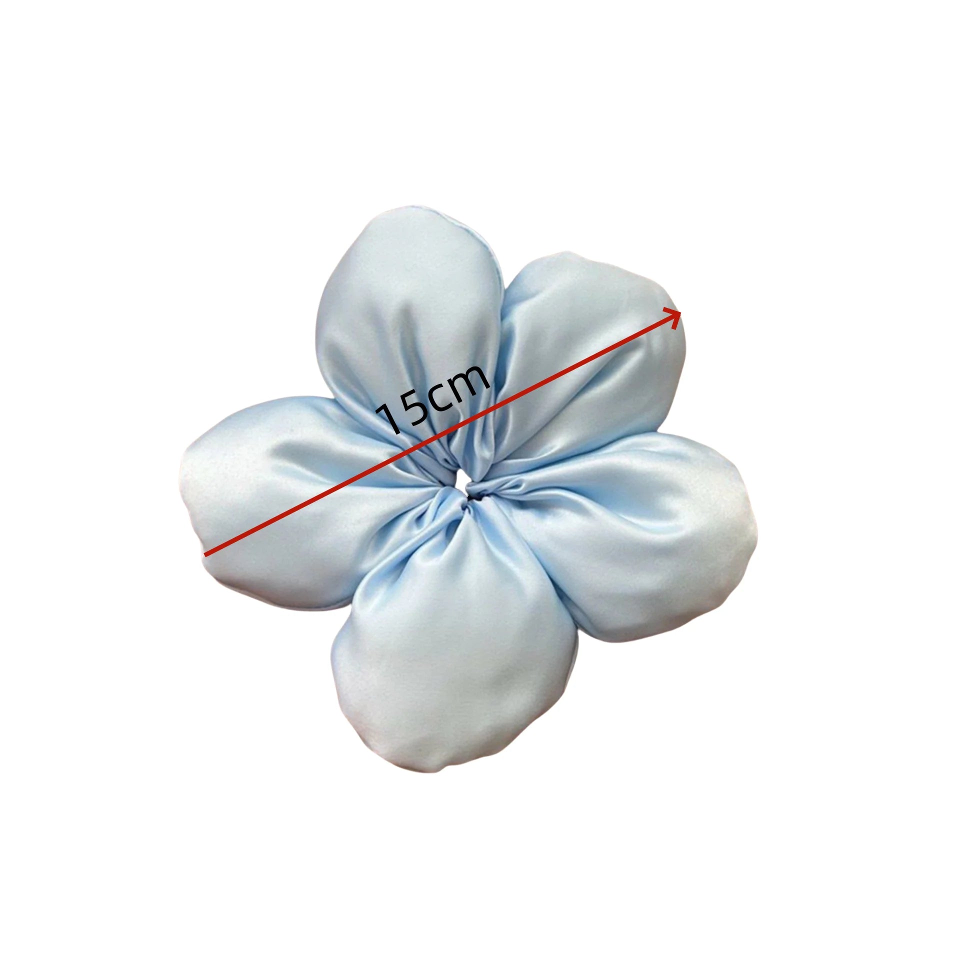 Chouchou Satin Grande Fleur Élégant pour Chignon Femme - Plusieurs Couleurs | MDN Store