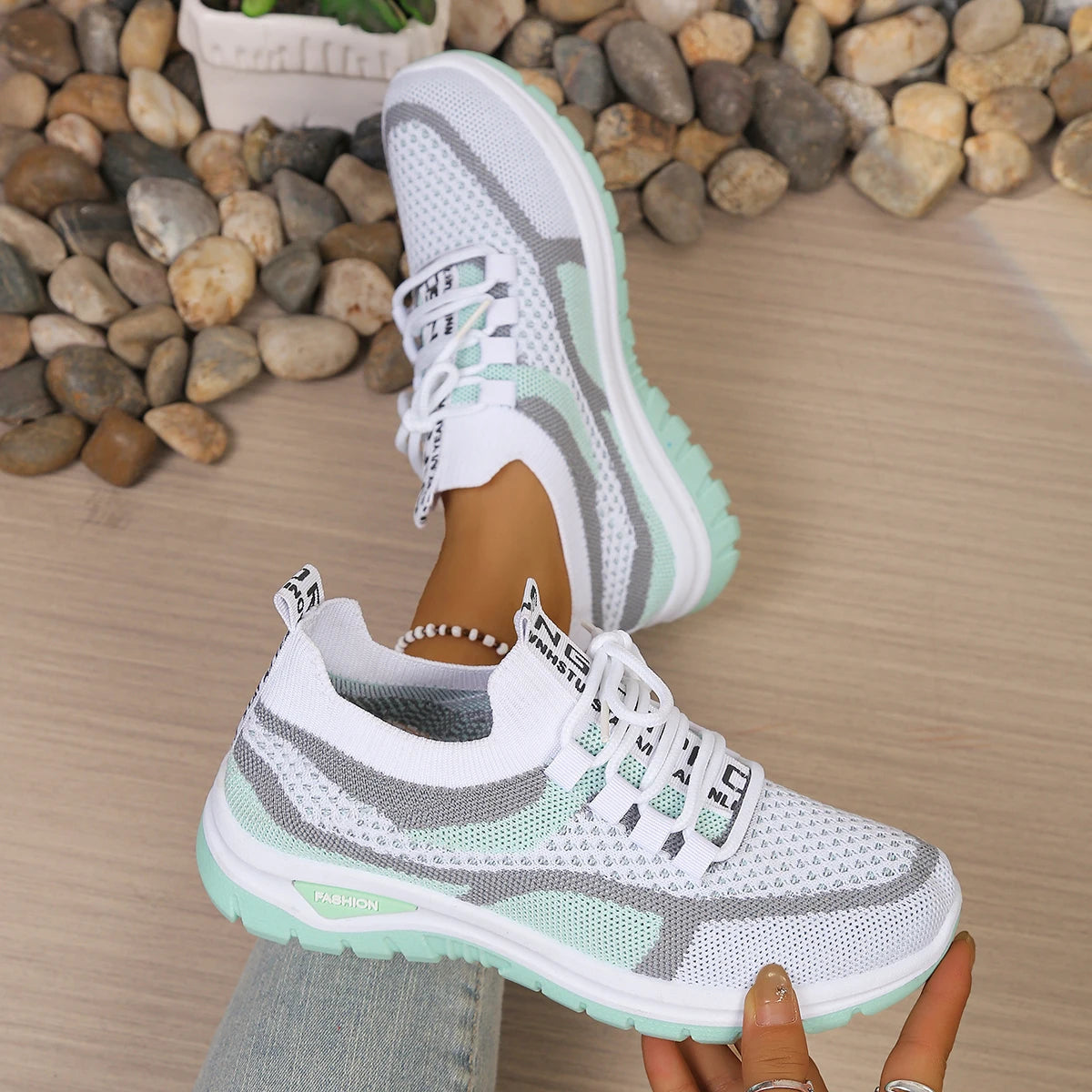 Baskets Bicolores Décontractées Femme Été | MDN Store 25