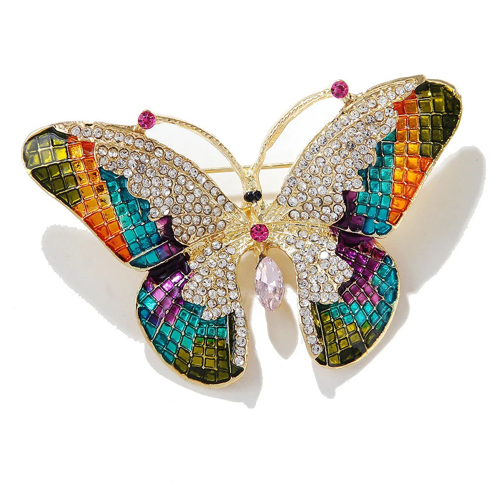 Broche Papillon Baroque Vintage Pin Badge Élégant | MDN