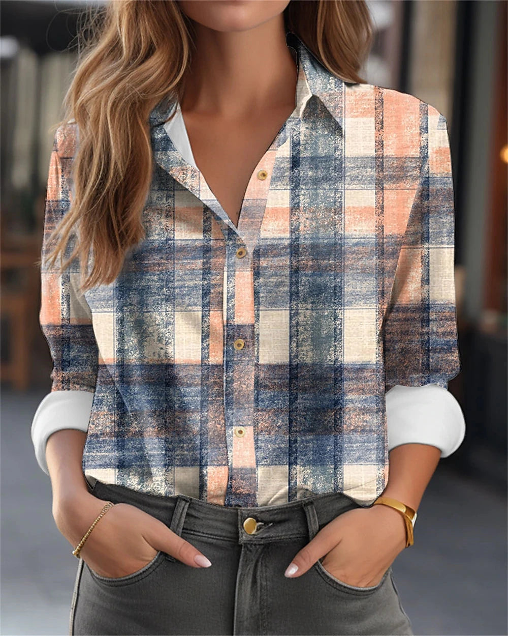 Chemise Femme Élégante Manches Longues | MDN Store