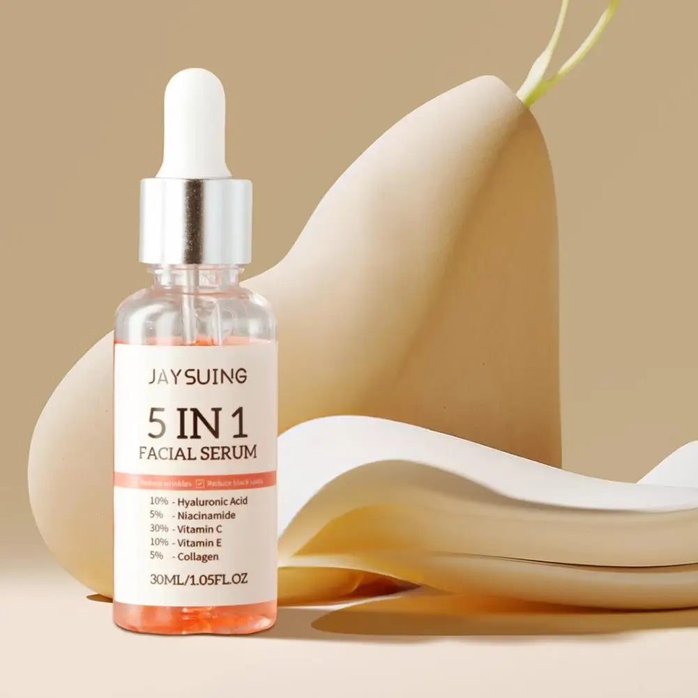 Sérum Visage 5 en 1 Vitamine C 30% Niacinamide Acide Hyaluronique Anti-Rides | MDN Store