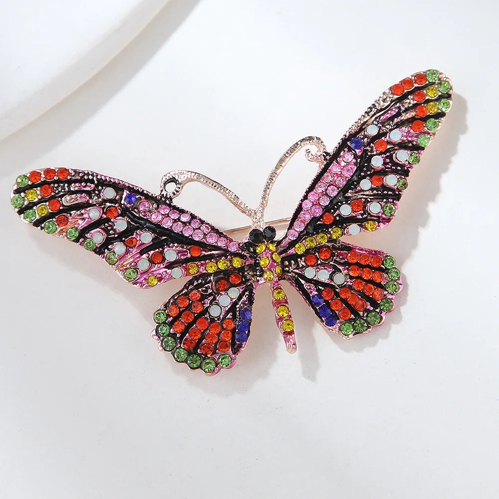 Broche Papillon Baroque Vintage Pin Badge Élégant | MDN