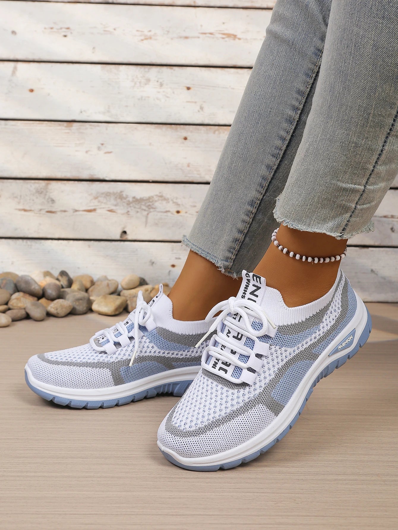 Baskets Bicolores Décontractées Femme Été | MDN Store 25
