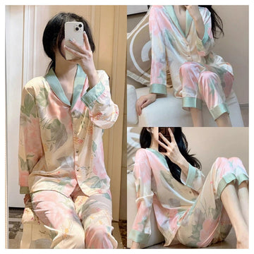 Pyjama Satin Soie 2 Pièces | MDN Store