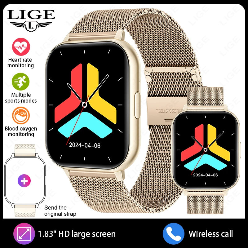 Montre Connectée Femme LIGE Tactile Personnalisable | MDN Store