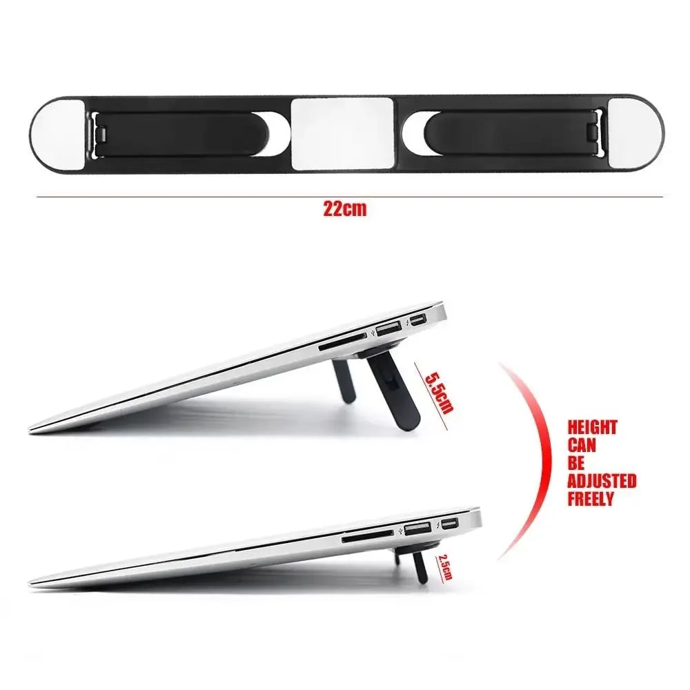 Support Invisible Laptop Rehausseur Pliable Ergonomique | MDN