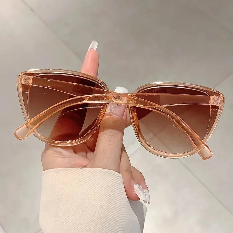 Lunettes Soleil Triangle Cat Eye Métal | MDN Store