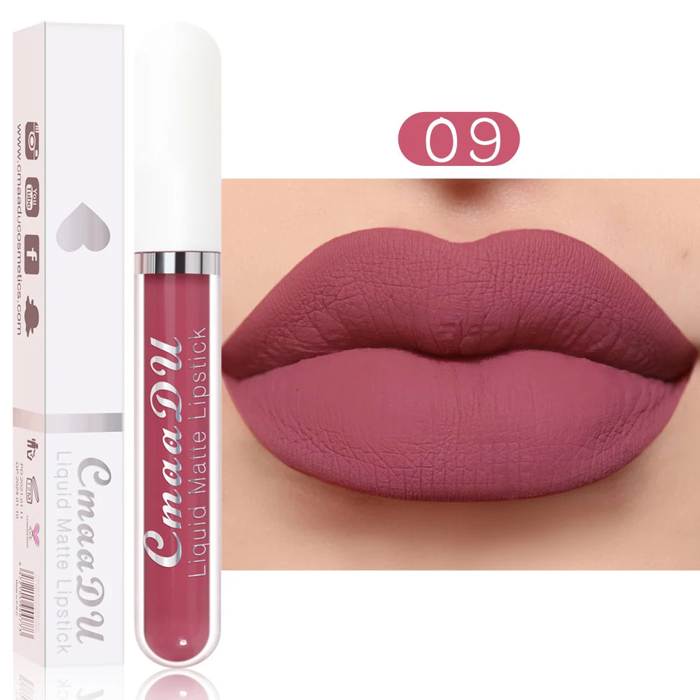 Gloss Lèvres Mat CmaaDu Imperméable Longue Tenue Teinture Rouge | MDN Store