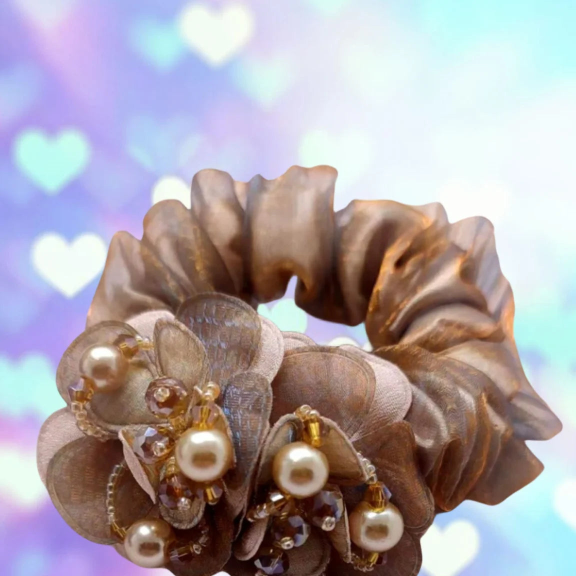 Bandeau Cheveux Fleur Maille Élégant | MDN