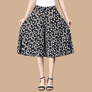 Jupe-Culotte Imprimé Floral Grande Femme | MDN Store