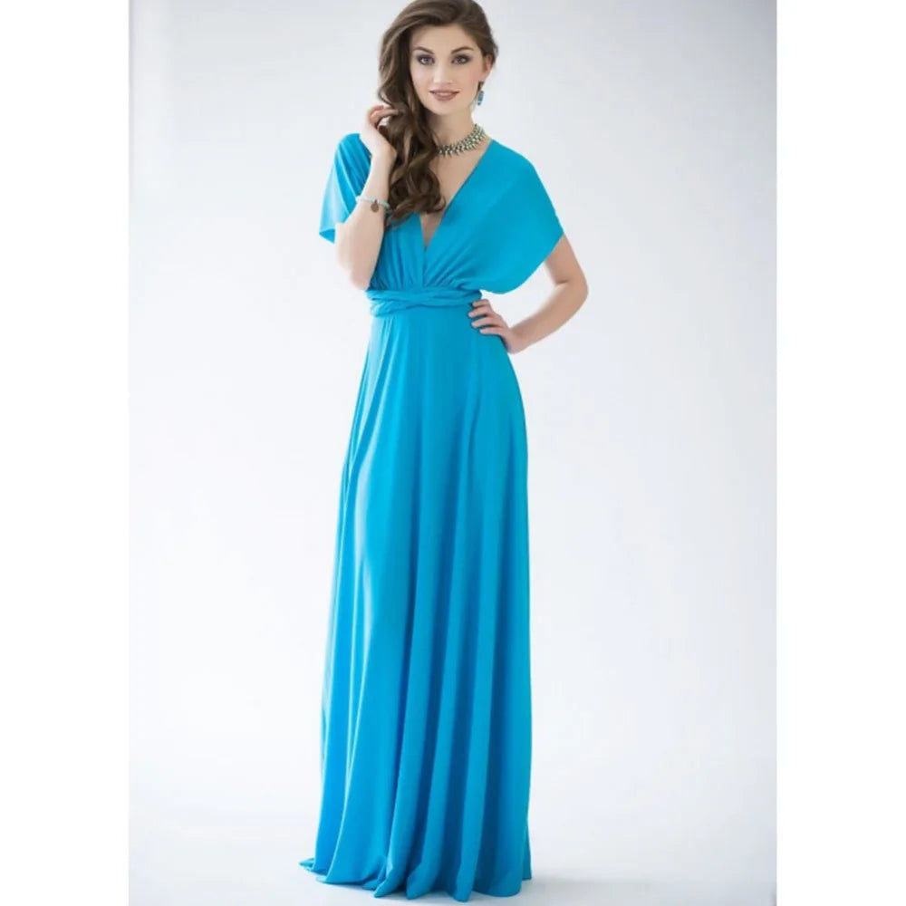 Robe Longue Femme Bandage Multiway Convertible Boho | MDN Store