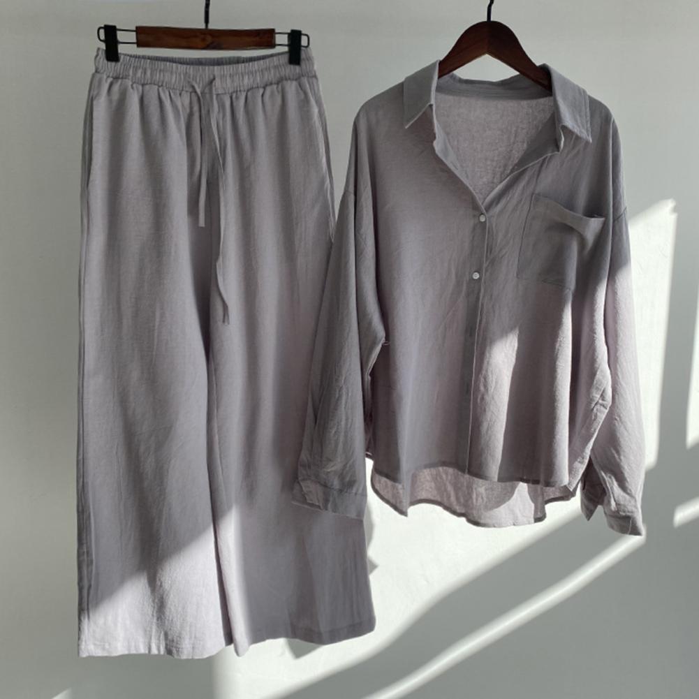 Ensemble Femme 2 Pièces Lin Décontracté | MDN Store