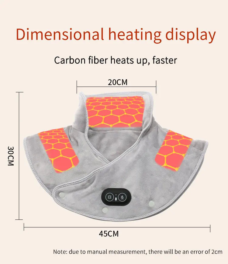 Coussin Chauffant Cou Epaules Electrique USB 3 Temperatures | MDN Store 25