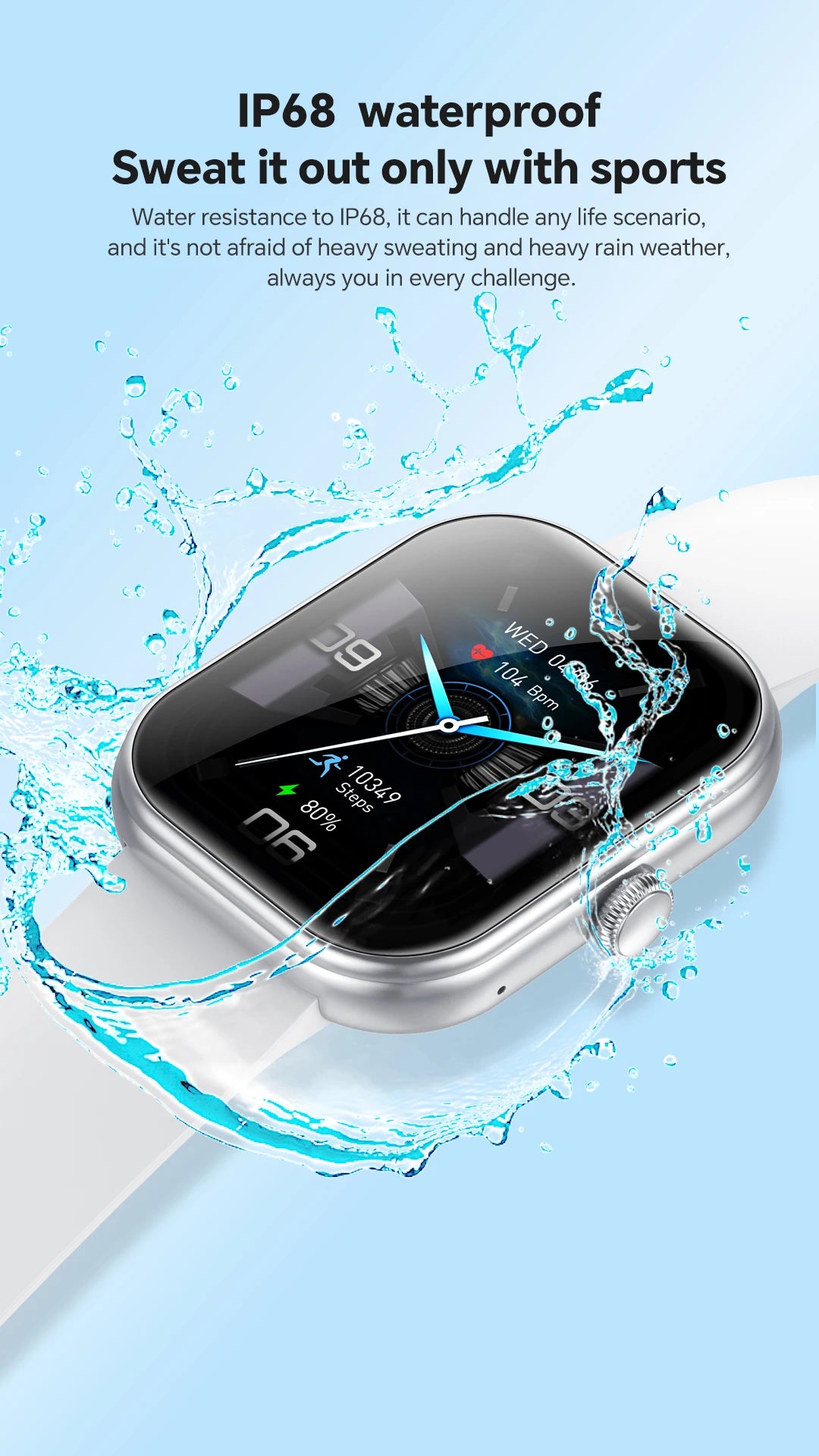 Montre Connectée 1000mAh 2.01" 30 Jours Autonomie | MDN