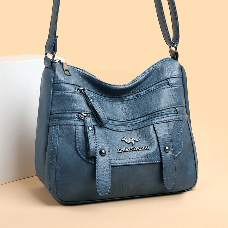 Sac Bandoulière Femme Cuir Souple Grande Capacité Élégant | MDN Store
