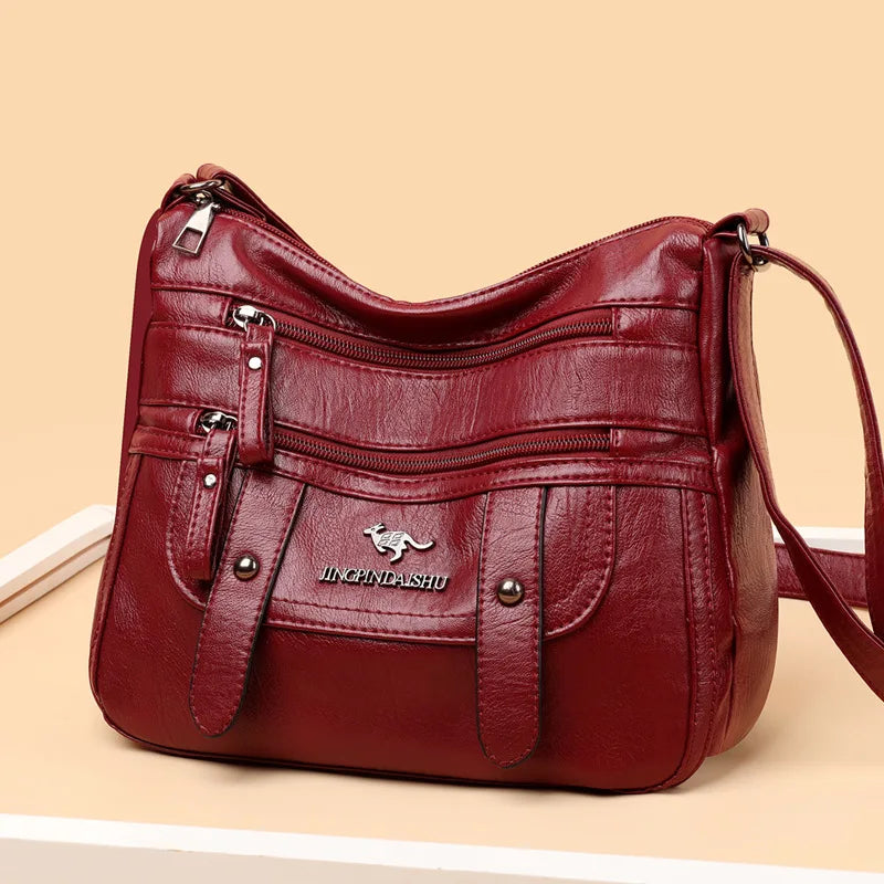 Sac Bandoulière Femme Cuir Souple Grande Capacité Élégant | MDN Store