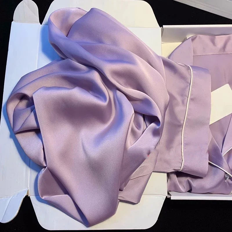 Pyjama Soie Glacée Satin Luxe | MDN Store
