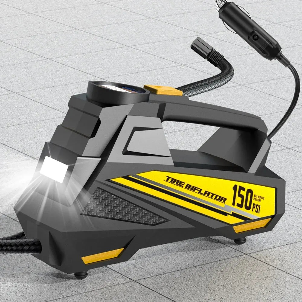 Compresseur Air Portable 12V 150PSI LED | MDN