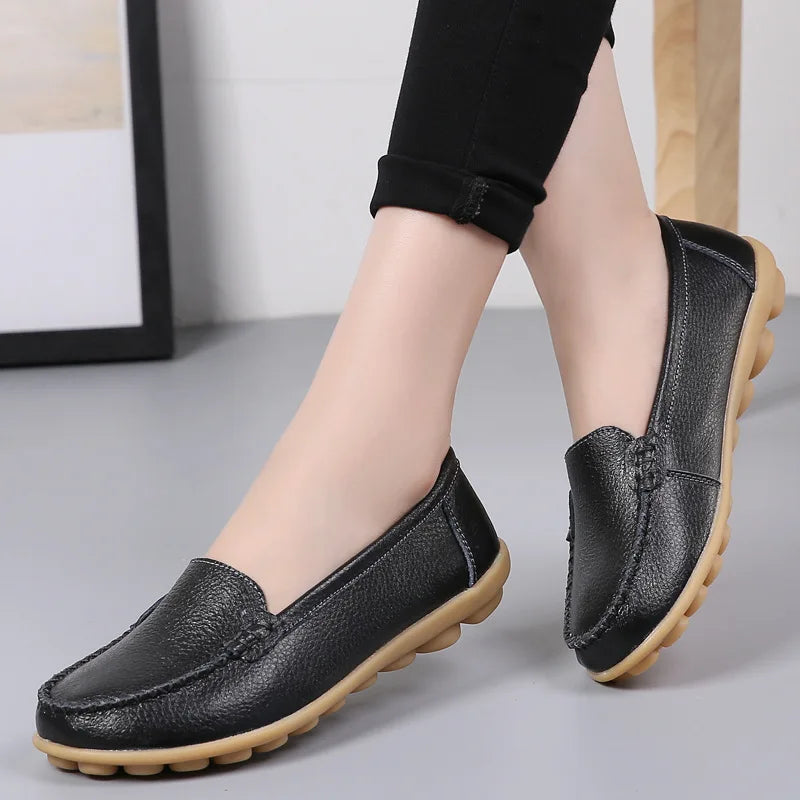 Chaussures Cuir Confort Slip-On Respirantes | MDN Store