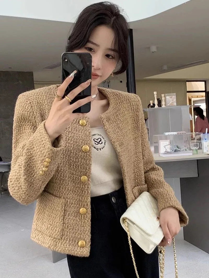 Veste Courte Tweed Poches | MDN Store