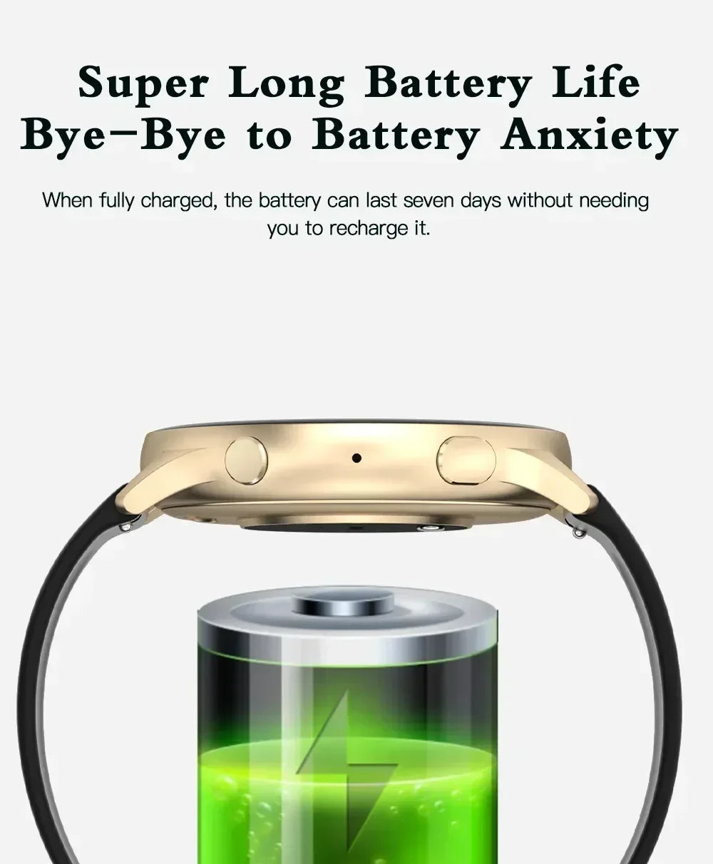 Montre Connectée Acier 1.32" Appels Bluetooth | MDN