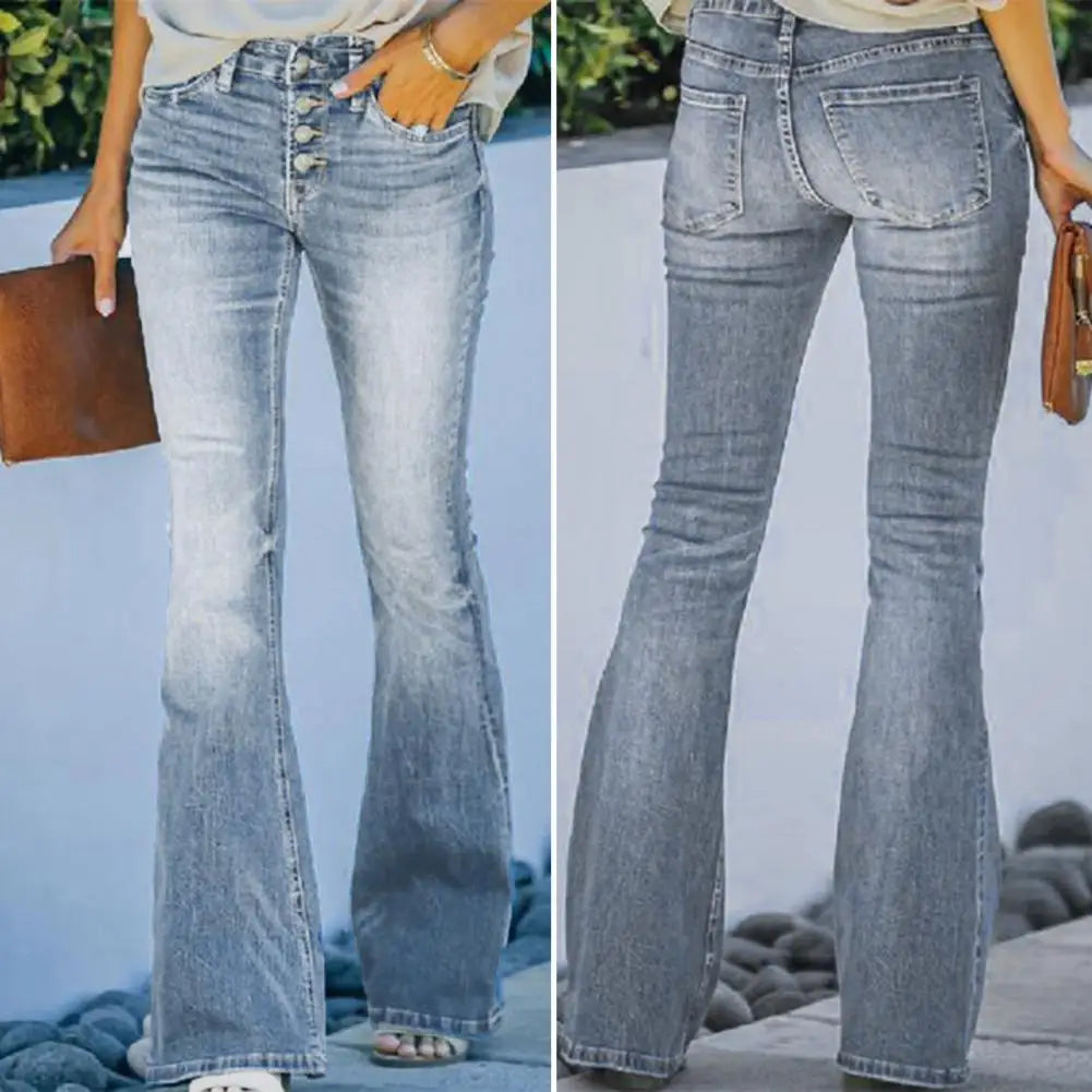 Jean Femme Taille Haute Évasé | MDN Store