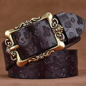 Ceinture Large Cuir Femme Retro Style Coreen | MDN Store 25