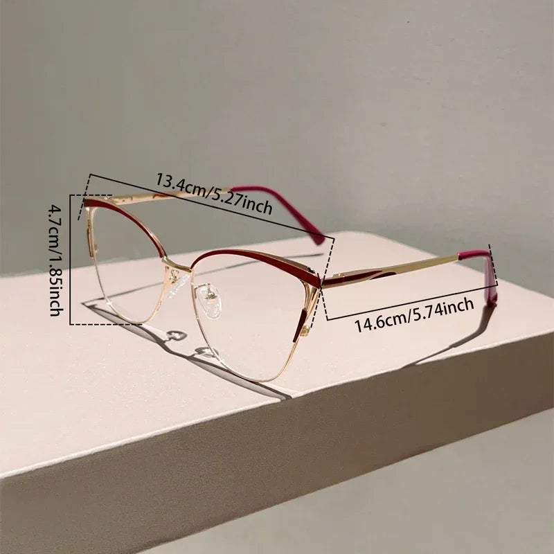Lunettes Oeil de Chat Oversize Femme Vintage Monture Optique | MDN Store