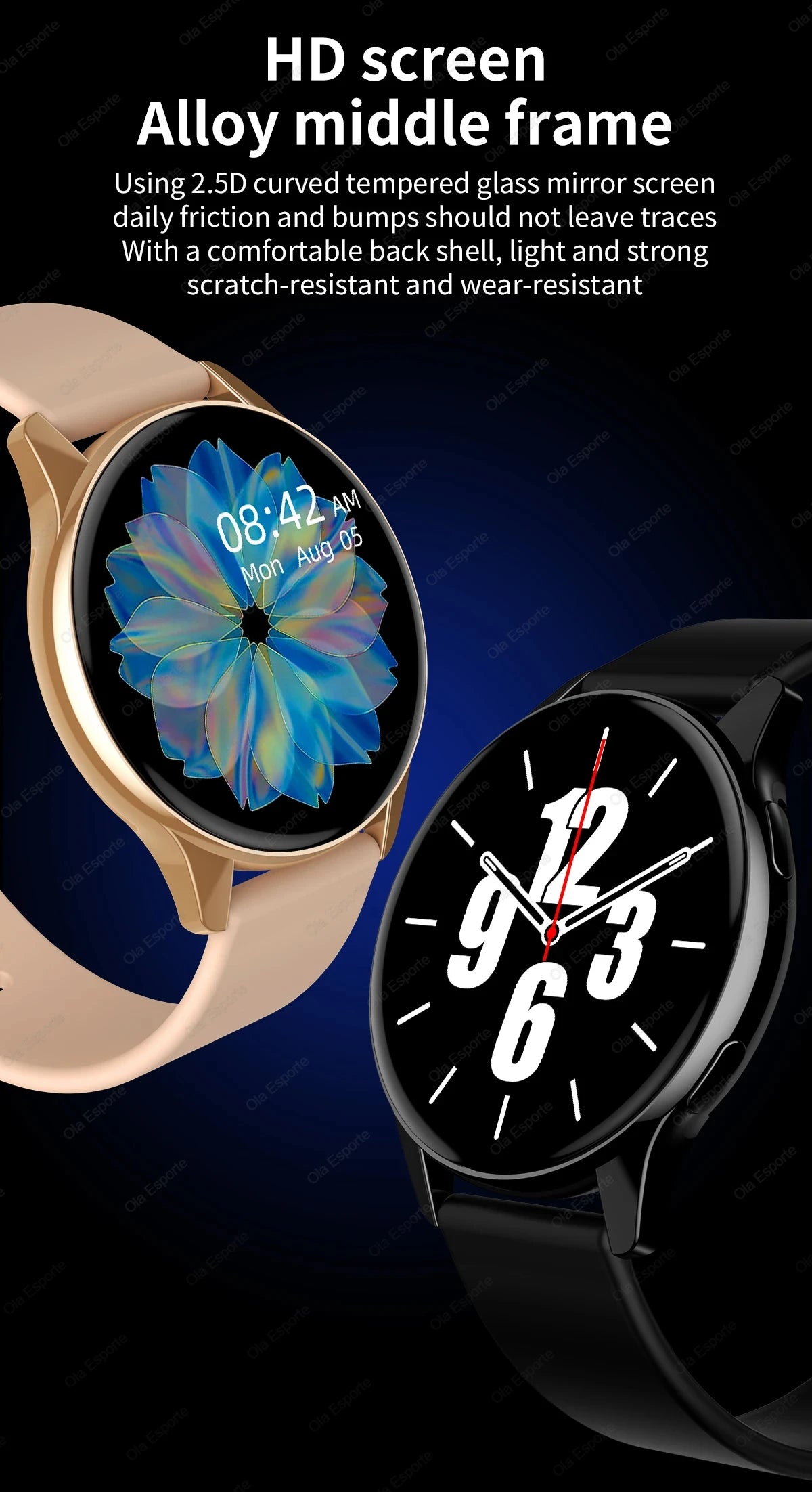 Montre Connectée Sport Homme Femme Écran 1,28" GPS Cardio Sommeil | MDN Store 25