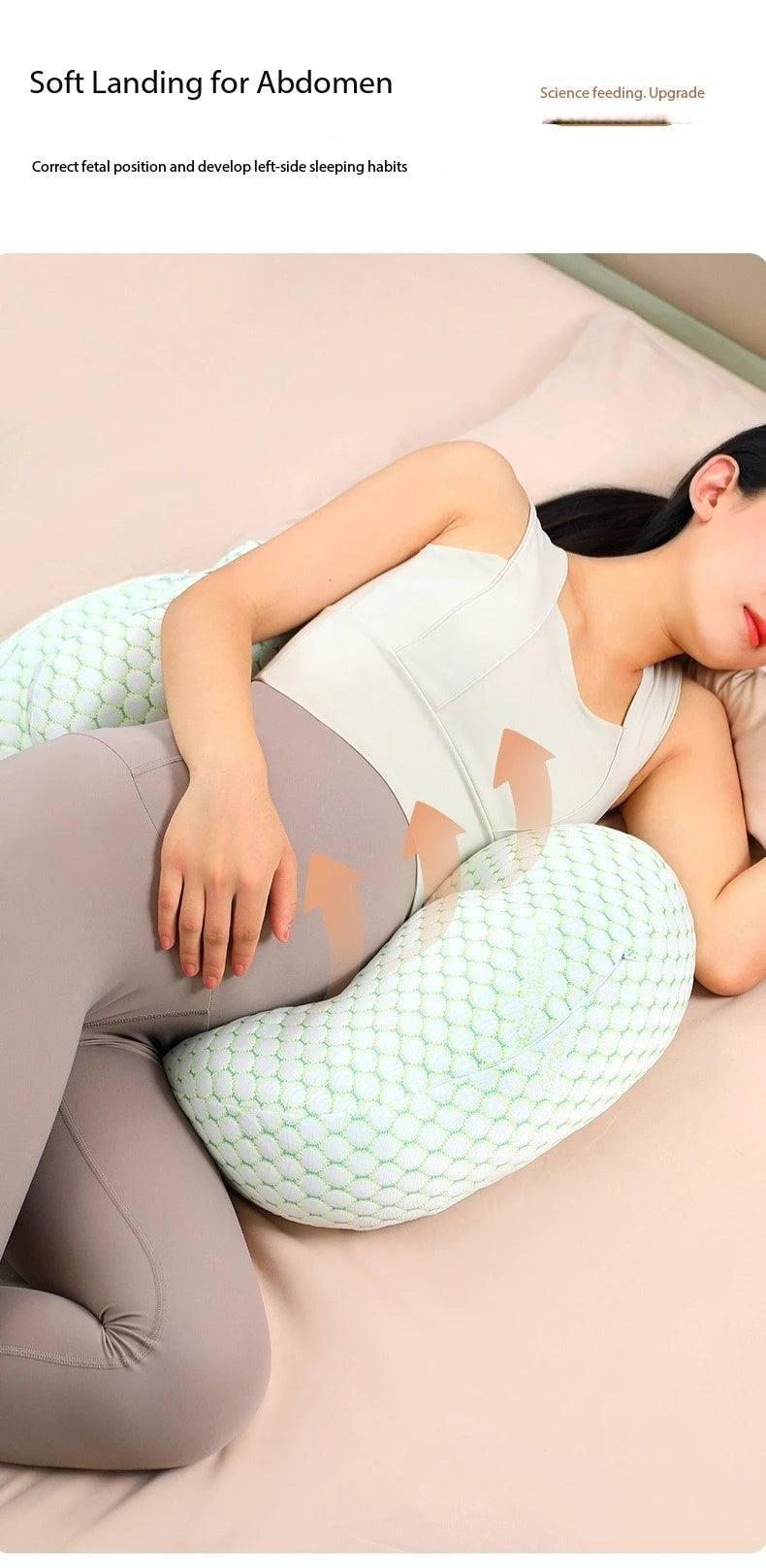 Coussin Maternité Soutien Abdominal Coton Confort Grossesse | MDN