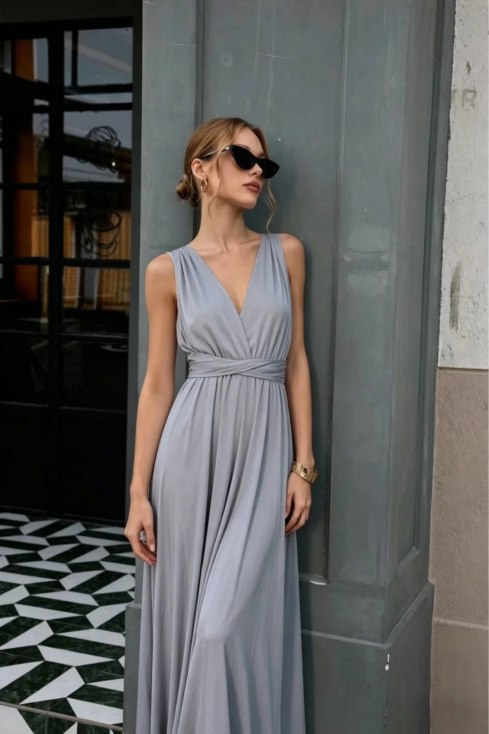 Robe Longue Femme Multiway Convertible Boho Bandage | MDN Store