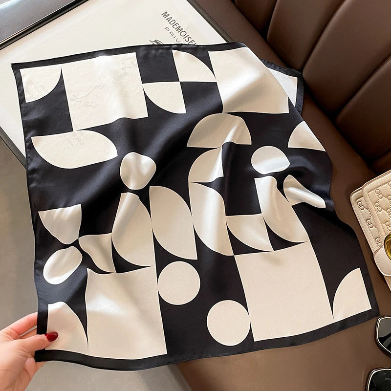 Foulard Carré Soie Naturelle 100% 53cm Femme | MDN Store